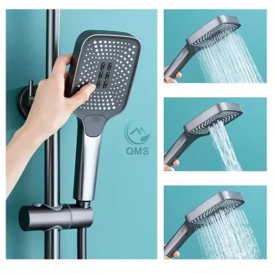 Bộ vòi sen, tay sen Chữ Nhật 3 chế độ. 18 Bộ vòi sen, tay sen Chữ Nhật 3 chế độ.