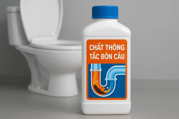 Cách thông bồn cầu  tắc trong 5 phút