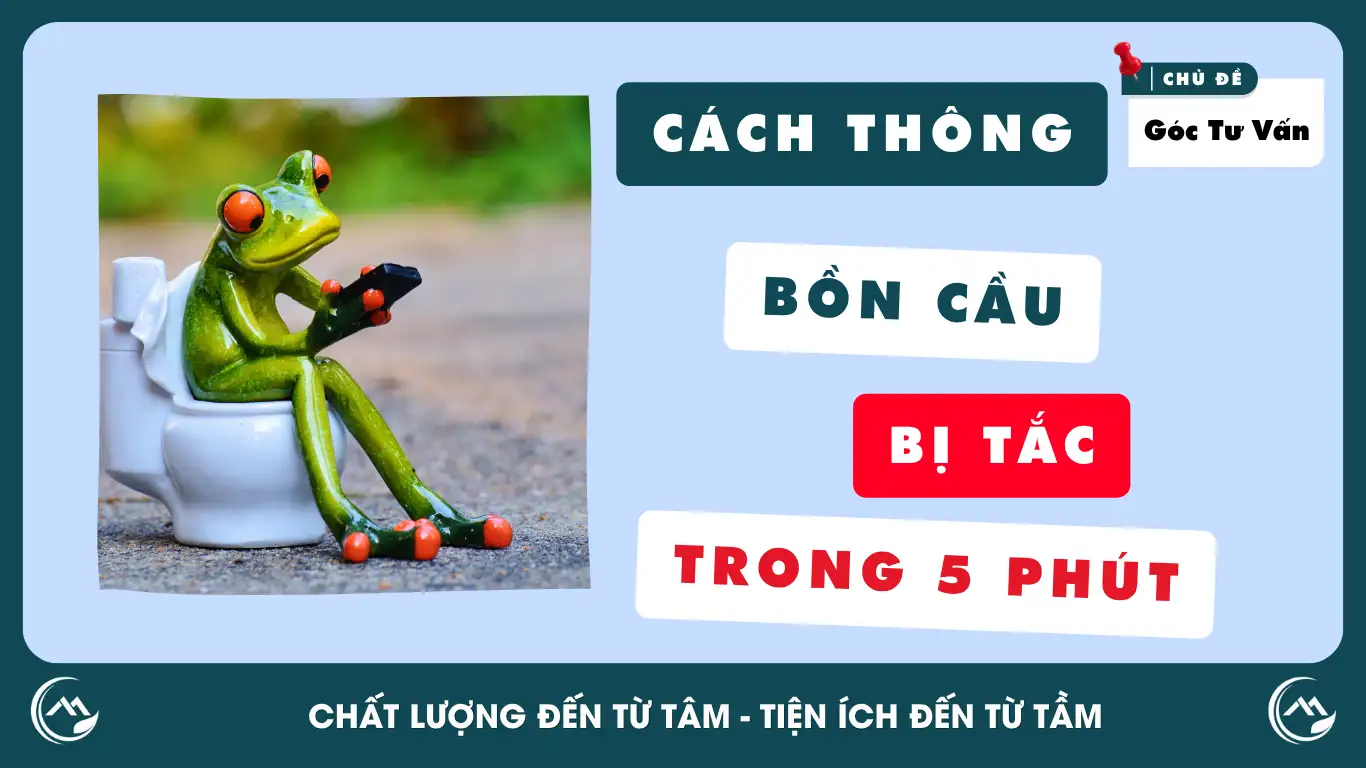 Cách Thông Bồn Cầu Bị Tắc Trong 5 Phút