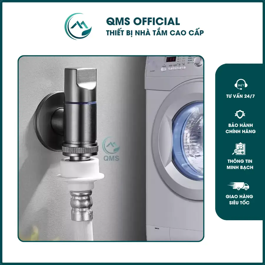 Van chia nước máy giặt