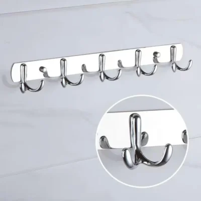Móc treo quần áo gắn tường inox 304 với 2 chấu, tiện lợi và hiện đại. 16 Móc treo quần áo gắn tường inox 304 với 2 chấu, tiện lợi và hiện đại.